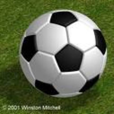 Started playing soccer