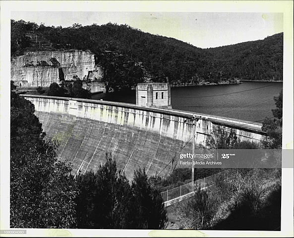 public water supply from Nepean Dam system connected to Albion Park
