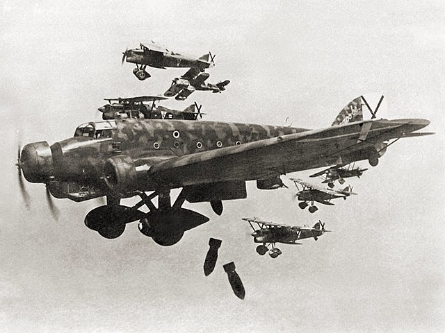 German Nazi and Italian Fascist Planes Arrive To Support Franco
