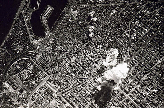 Start of the Bombing of Barcelona