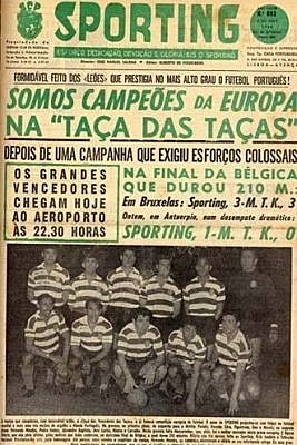 Conquista da Taça Dos Vencedores das Taças