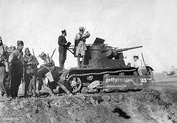 Spanish civil war starts