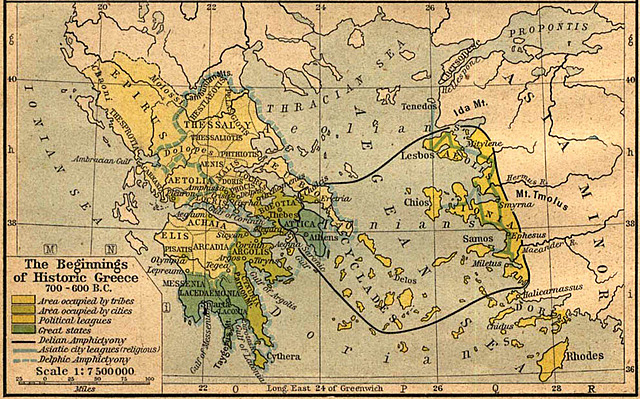 Diffusione dei greci nel mediterraneo