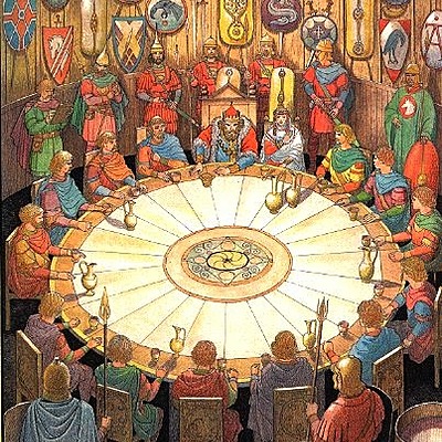 Timeline: King Arthur And The Knights Of The Round Table.