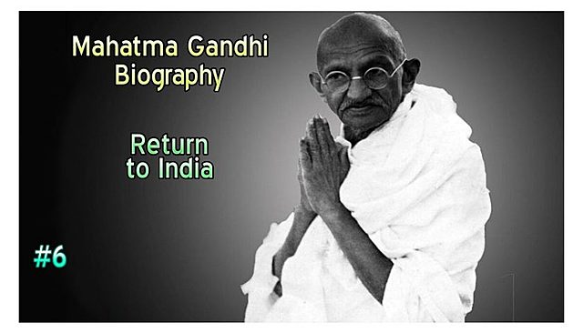 Gandhi åker hem till Indien