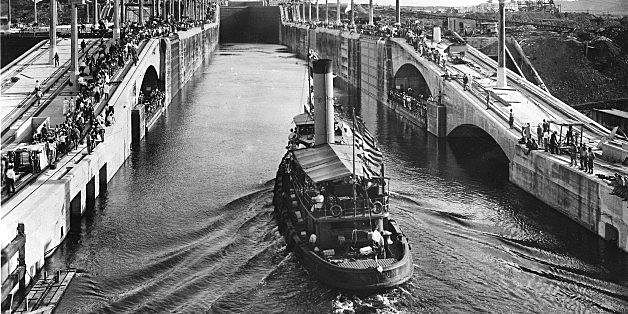 Panama Canal opens (for the first time).