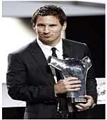 Messiri Europako jokalaririk onena izendatzen diote