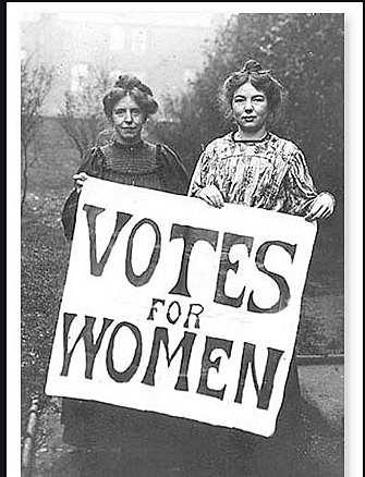 Women began to fight for the right to vote