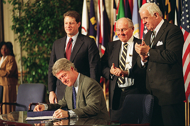 Signing of the Americans With Disabilities Act