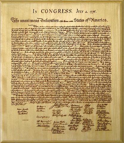 Függetlenségi nyilatkozat aláírása