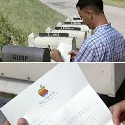 Forrest invests in Apple.