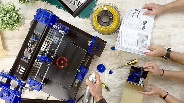 KITS DE IMPRESORAS 3D DIY ENTRAN EN EL MERCADO