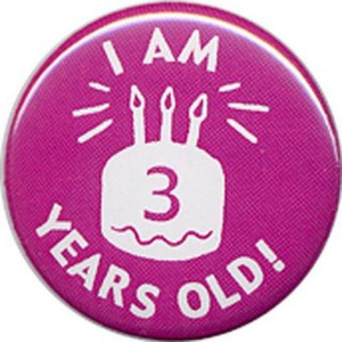 Three years old