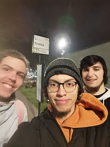 Rencontre Alexis + Brandon, puis formation de la Trinité