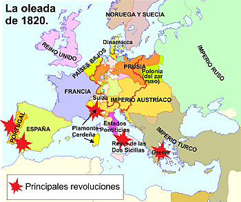 PRIMERA OLEADA REVOLUCIONARIA