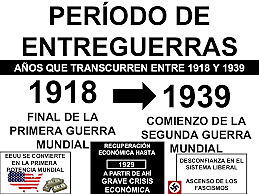 ¿QUE FUE EL PERIODO DE ENTREGUERRAS?