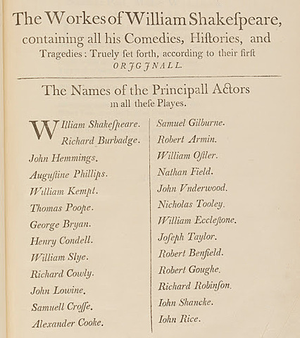 List of the King's Men