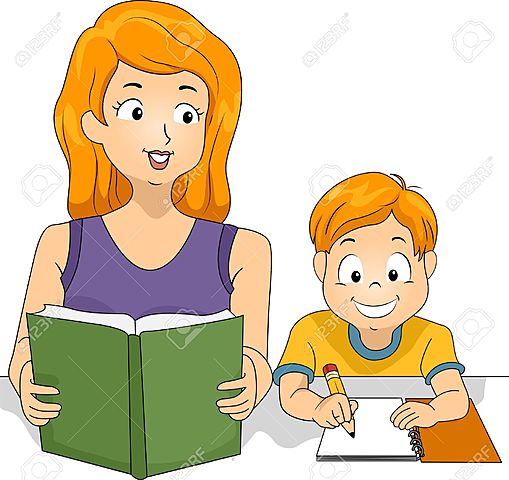 I'm going to do homework activities with my old cousin.