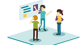 Timeline: ENFOQUES PEGAGÓGICOS (Interactivo, clickear cada recuadro)