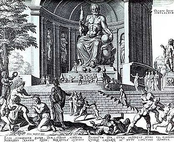 Estatua de Zeus en Olimpia
