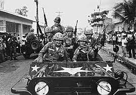 Ordaz en contra de la invasión de Santo Domingo