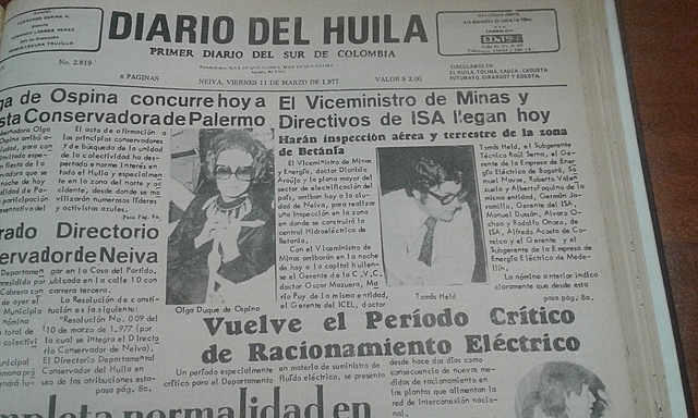 1966 'Diario del Huila'