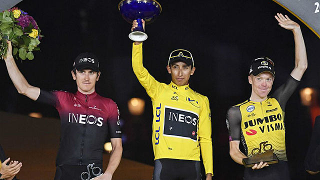 Egan Bernal gana el Tour de Francia