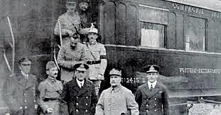 WW1 ended with an armistice