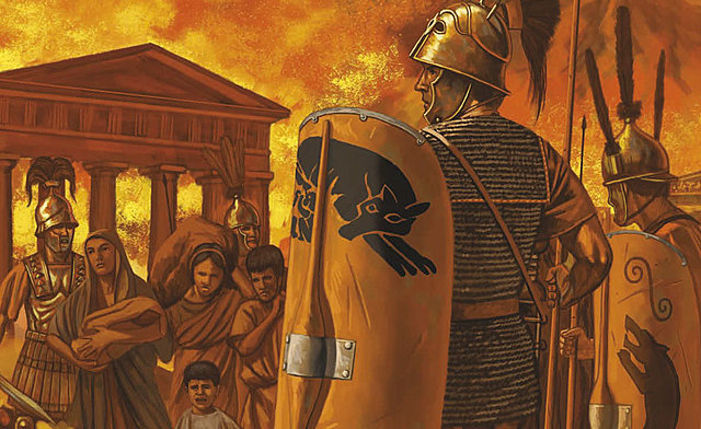 Invasion of the Romans. Roman influence over Greece begins to rise ( Last classical period)