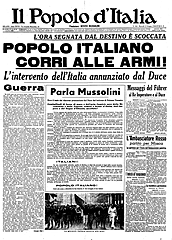 Mussolini kicked out of Socialist Party for pro-nationalistic sentiments regarding WW I