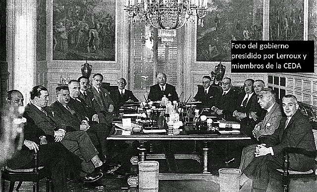 Entrada de 3 ministros de la CEDA en el gobierno