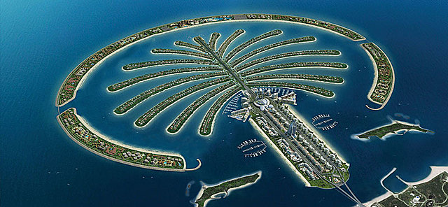 Palm Islands , Dubai