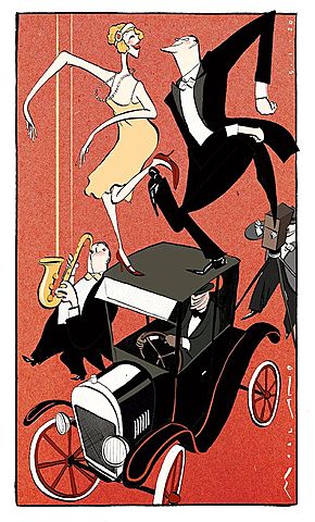 De glade 20 åra begynner