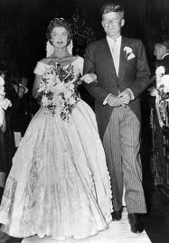 Kennedy and Bouvier Married
