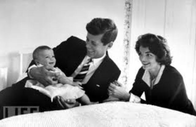 John F. Kennedy Jr. is born