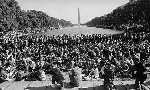 Lincoln Memorial Protest