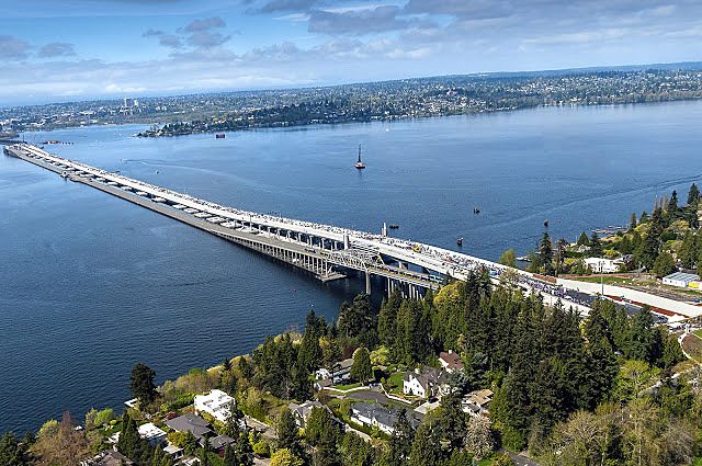 El nuevo puente flotante SR520
