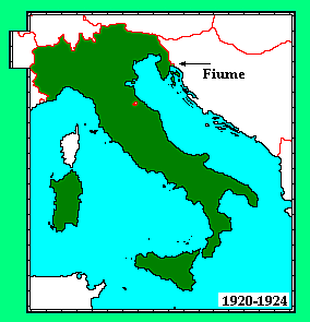 D’Annunzio takes Fiume