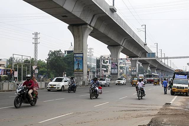 Metro de Hyderabad (India)