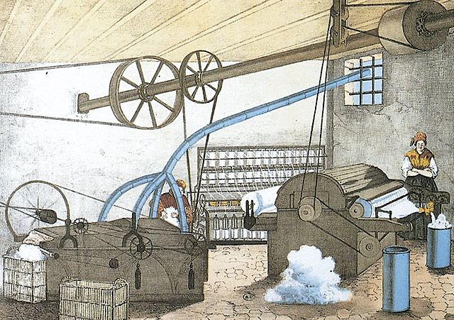 La industria textil.