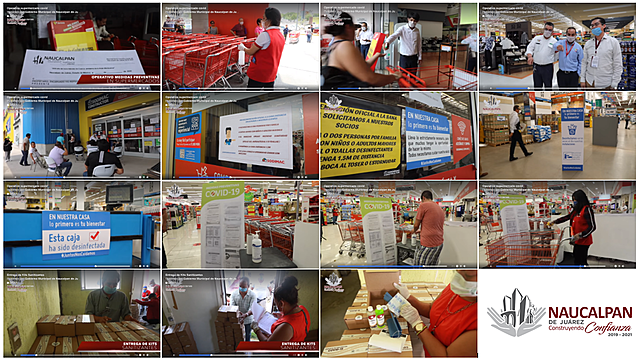 - Entrega de Kits Sanitizantes - Operativo supermercado covid