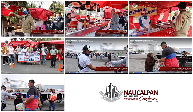 - Entrega de canastas alimentarias 3 de abril - Operativo en tinguis