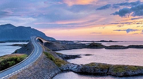 La carretera del Atlántico (Noruega)