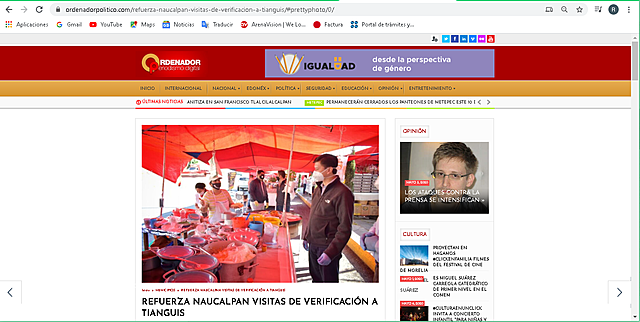 REFUERZA NAUCALPAN VISITAS DE VERIFICACIÓN A TIANGUIS