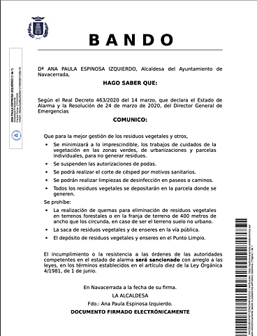 BANDO RESÍDUOS VEGETALES