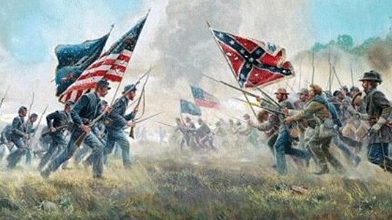 Guerra civil de Estados Unidos o Guerra de la Secesión.