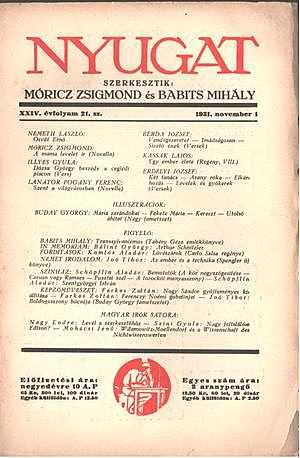 A Nyugat szerkesztője