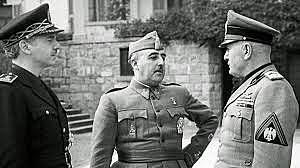 Entrevista de Franco y Mussolini en Bordighera.