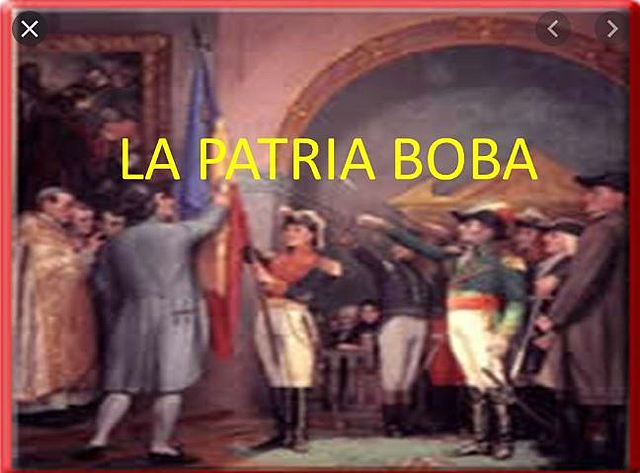 ¿La primera República o la patria boba?