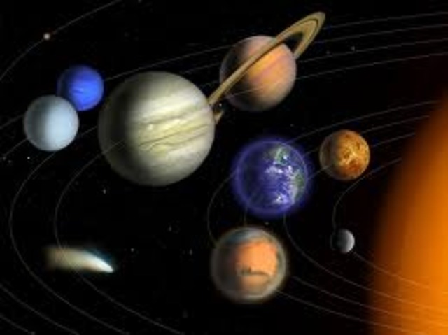 Copernicus discovers that the Earth and the other planets revolve around the Sun